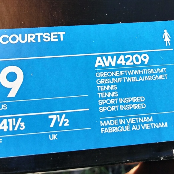 LAST 1 IN STOCK🆕ADIDAS COURTSET SNEAKERS🆕⚓ - Picture 7 of 7